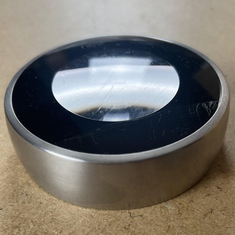 Nest Thermostat Round Smart WiFi Silver Display Unit Only Made In China