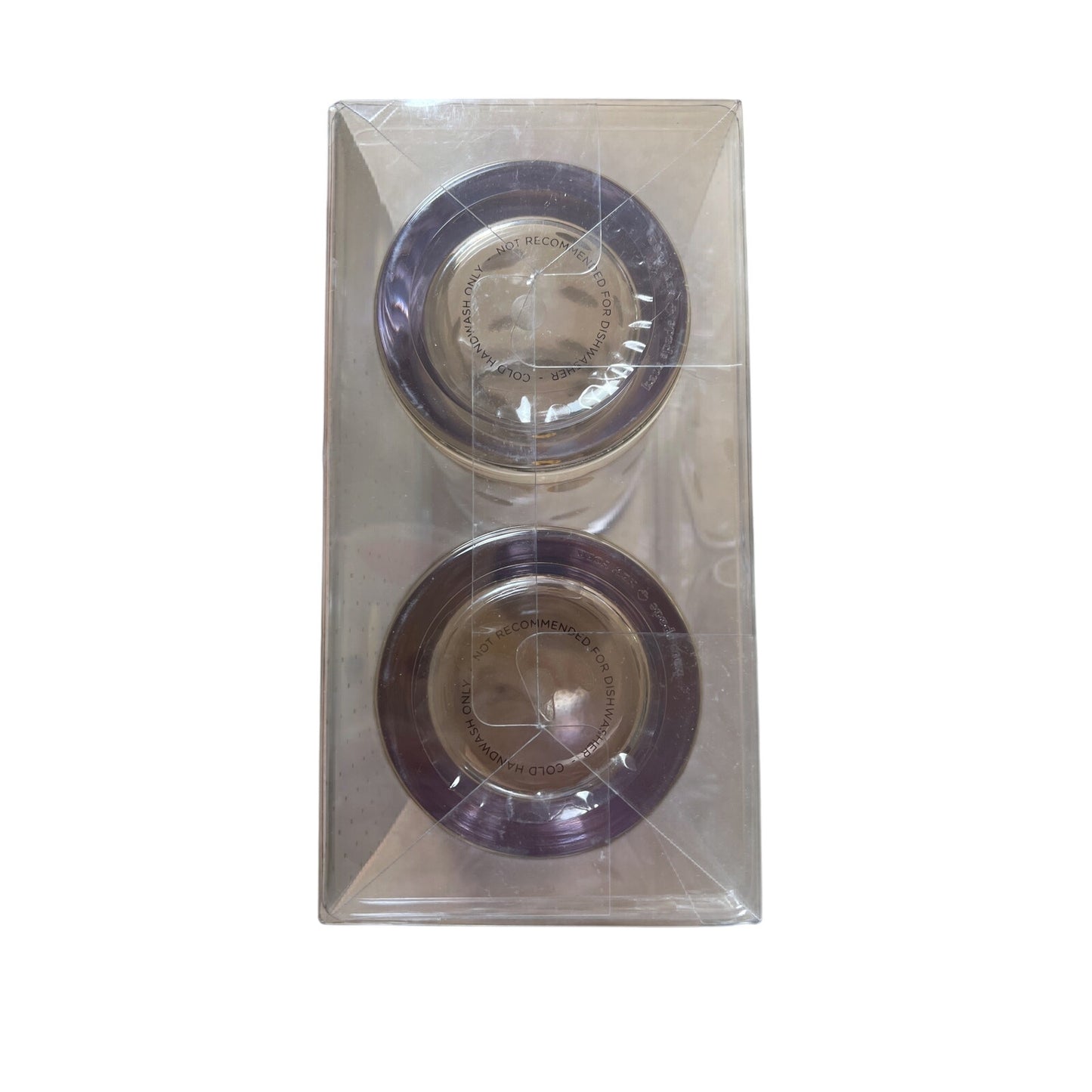 NIB Kate Spade New York Raise A Glass Set Of Two Acrylic Highball Glasses