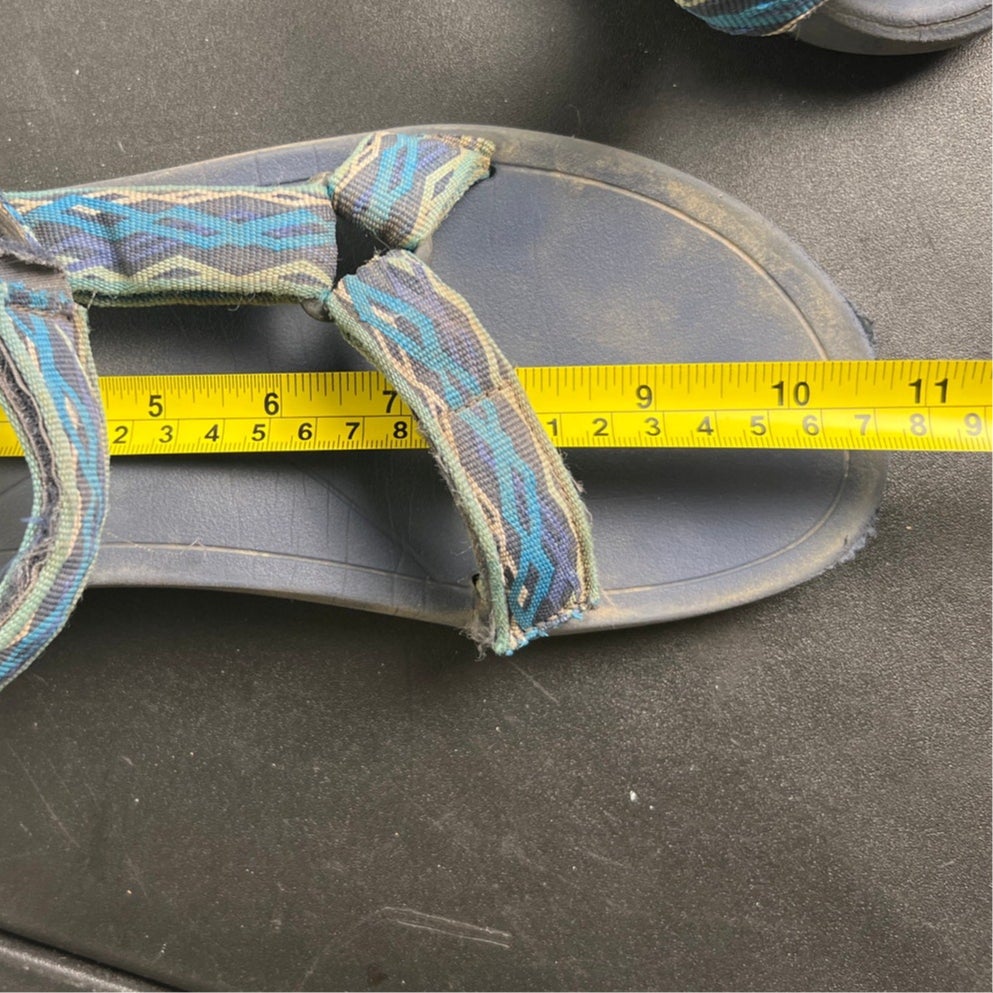 Teva Blue Strap Sandals Men Size 10