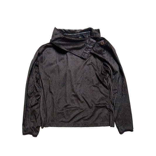 Wooly Bully Wear Colorado Women Brown Stripe Jacket Size M