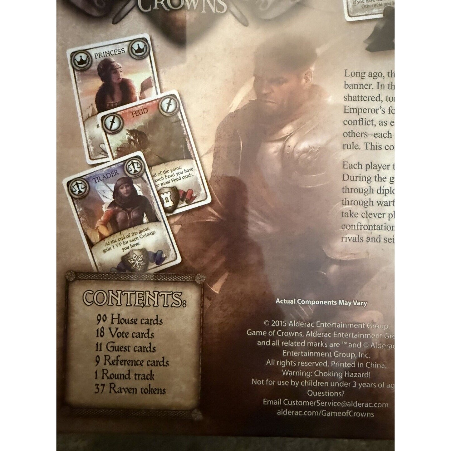 Game Of Crowns Board Game New A Game of Diplomacy & Betrayal Sealed