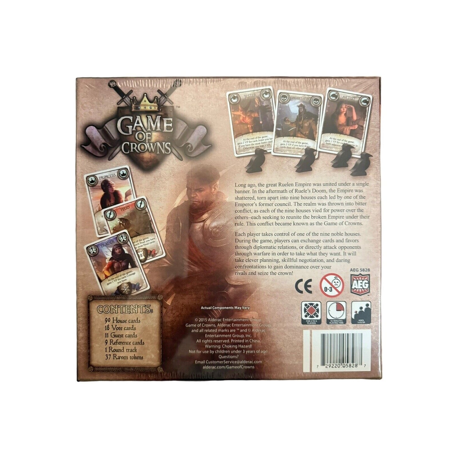 Game Of Crowns Board Game New A Game of Diplomacy & Betrayal Sealed