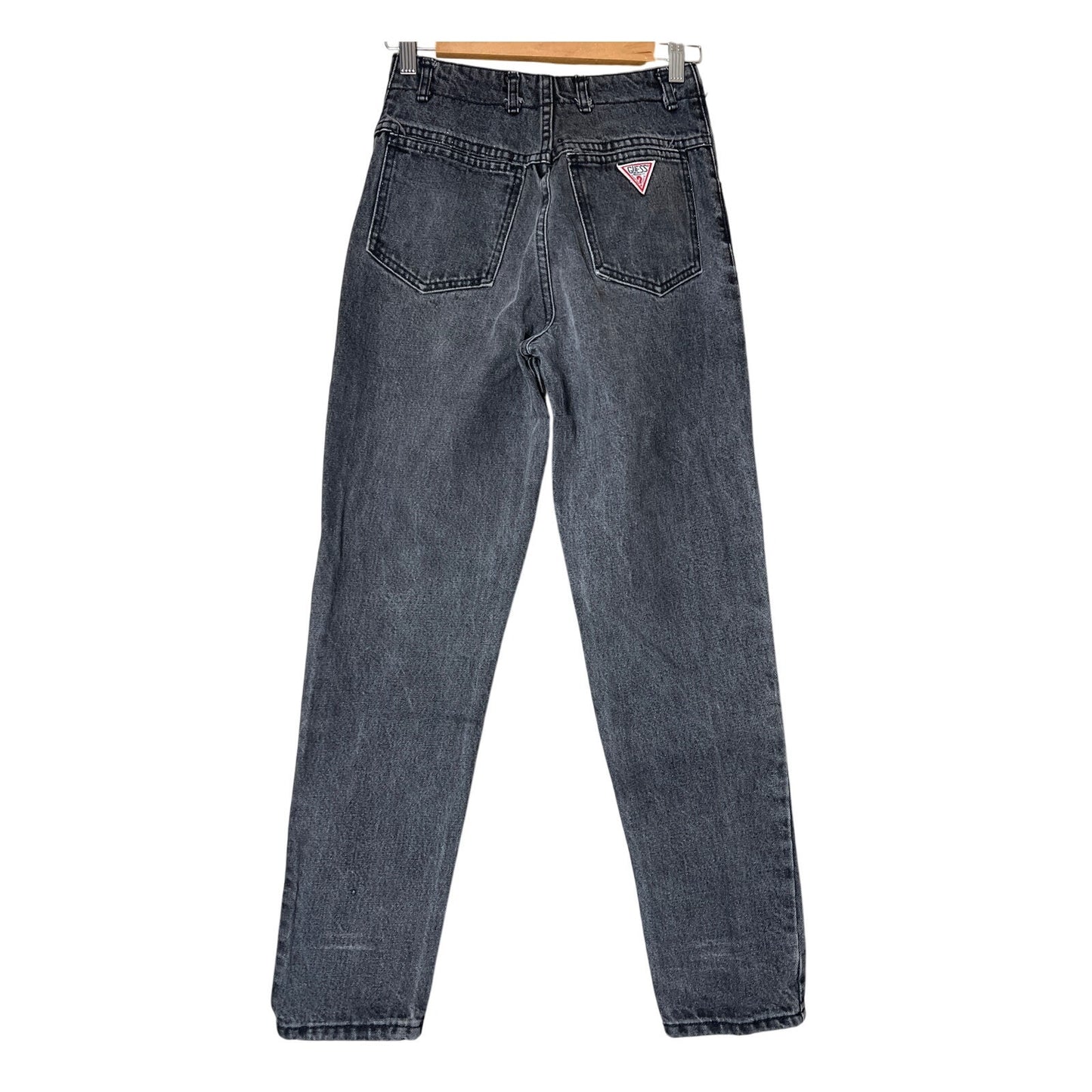 Guess George Marciano Size 28 Black Jeans Button Fly