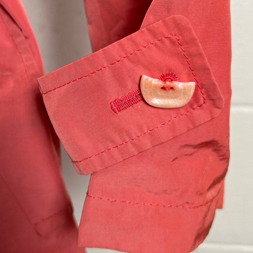 Weekend MaxMara Made In Italy Trench Coat Orange *Dimensions in Picture*