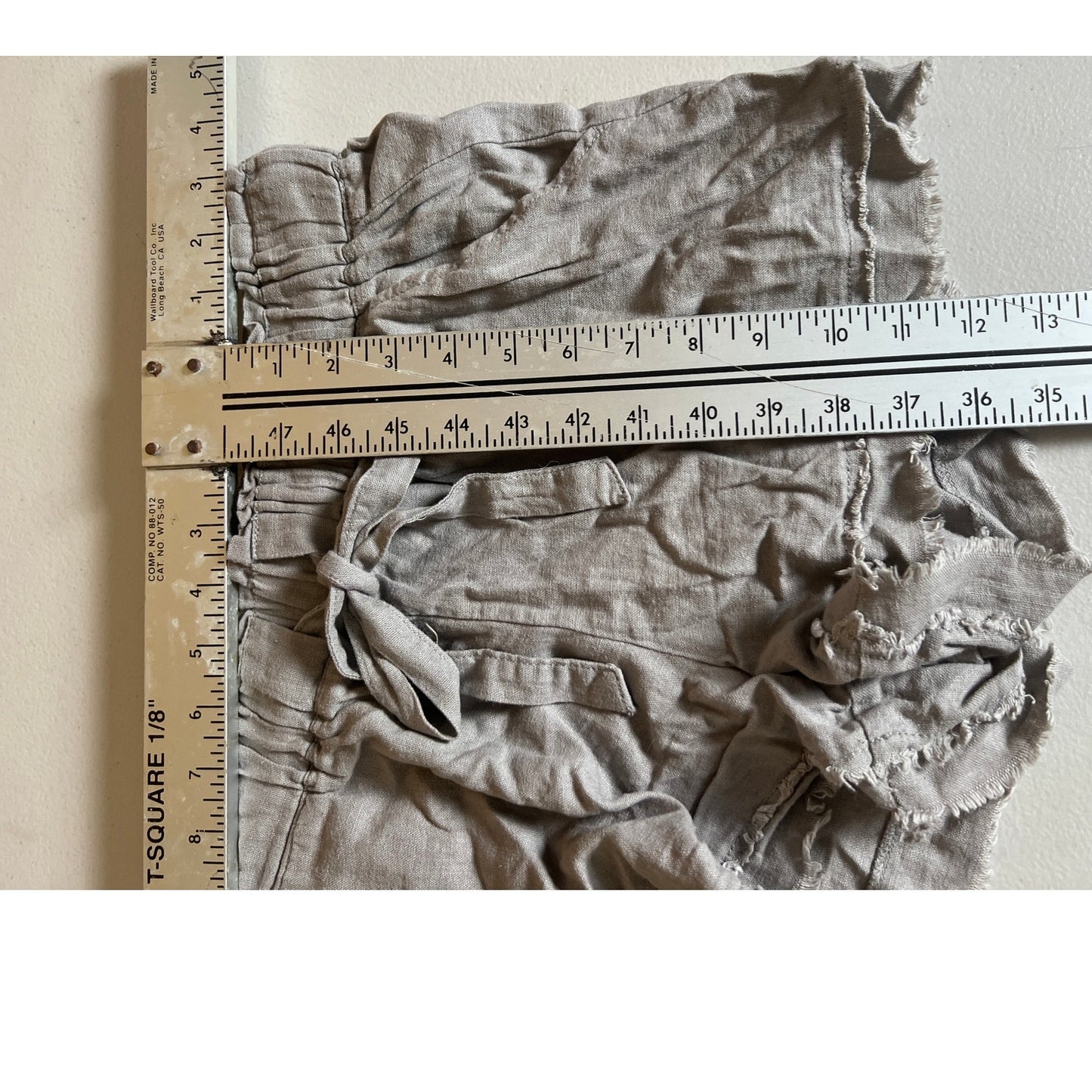 Rewash Brand Women Adjustable Linen Shorts Size Small