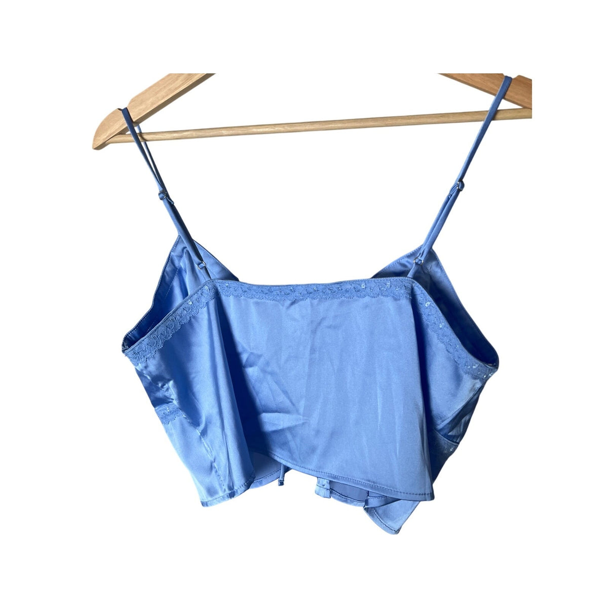 Love Tree Medium Polyester Blue Lightweight Top Bow