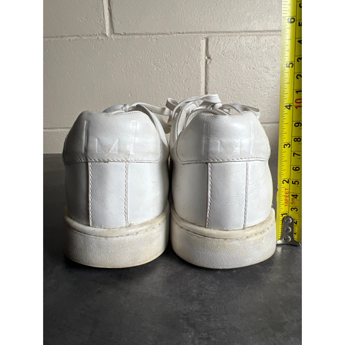 Marcella NY Size 41 White Canva Lace Sneakers Size 10 Women's