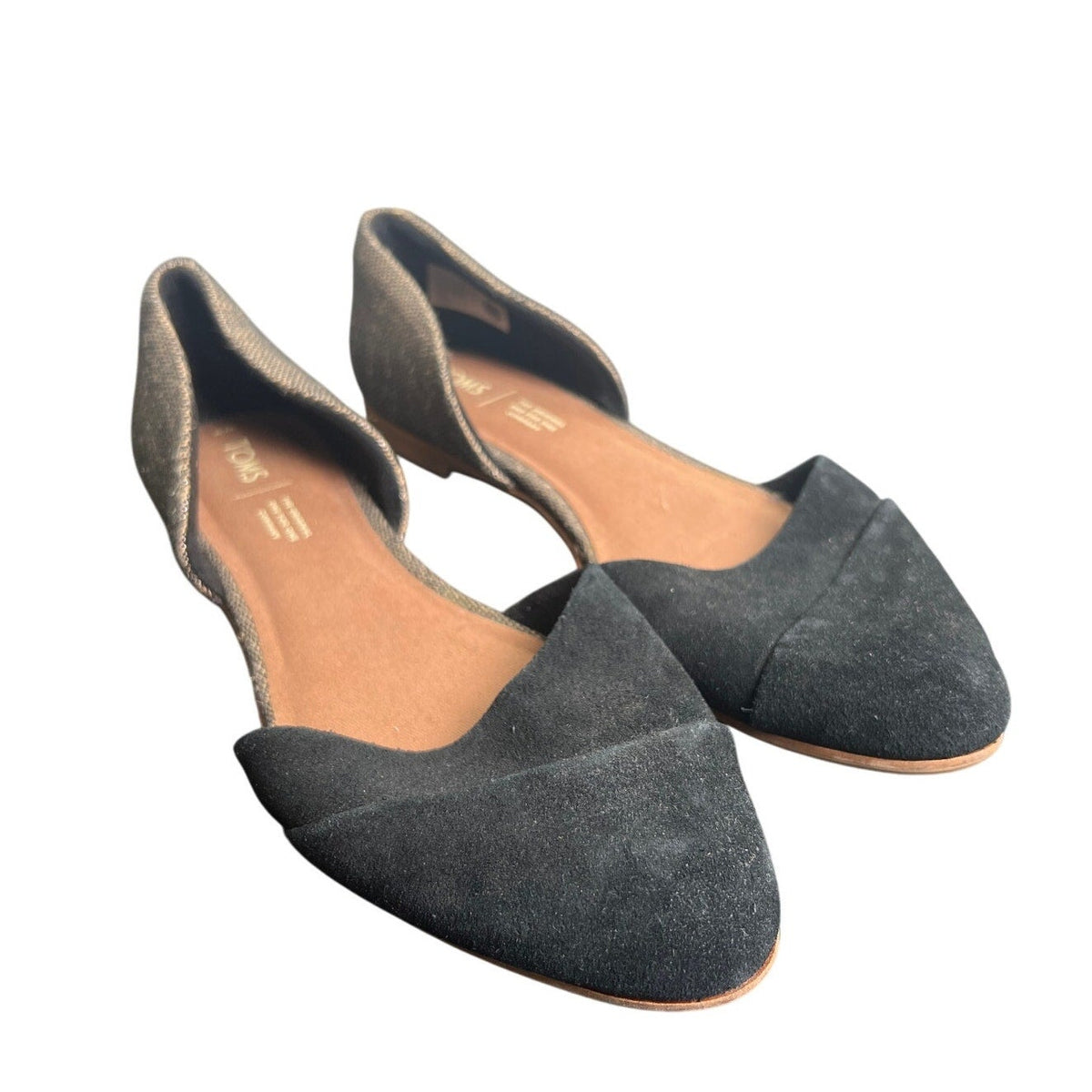 TOMS Jutti D’Orsay Women Pointed Toe Flats Size 9
