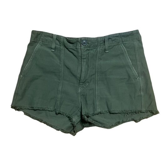 Womens Citizen Of Humanity Surplus Green Khaki Shorts 28