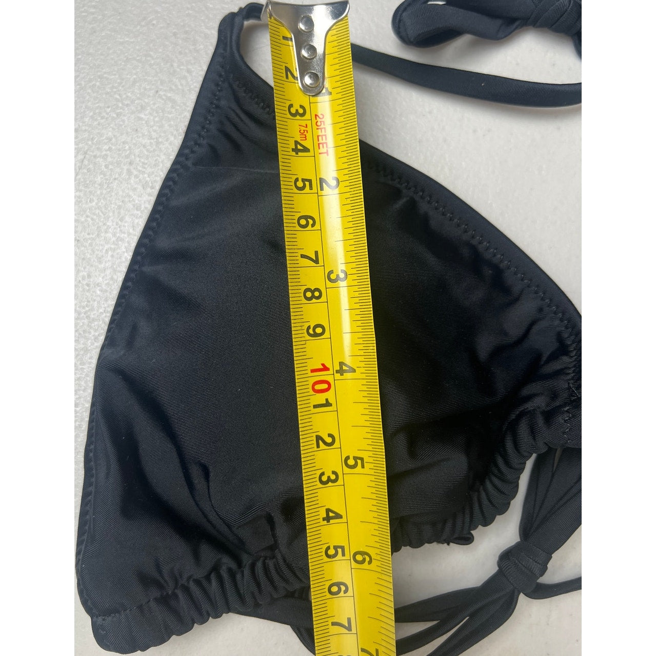 Shekini Black Swim Top Size Large NWT Women's Bikini