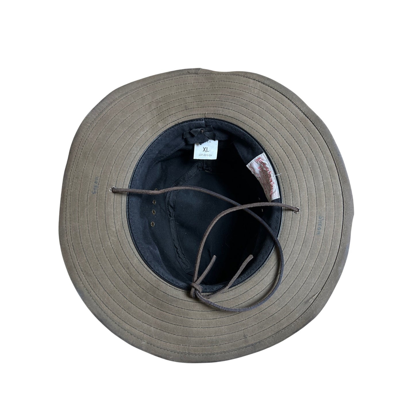 Filson Packer Bucket Hat Otter Green Size XL Made In USA