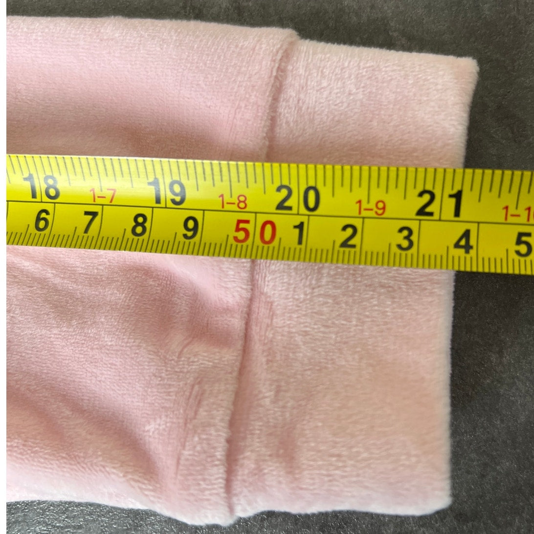 Juicy Couture Sleepwear Pink Velvet Rhinestone Top Medium