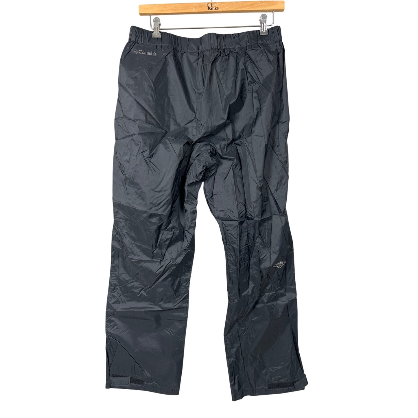 Columbia XL 100% Bylon Black Rain Pants XCO Storm Dry