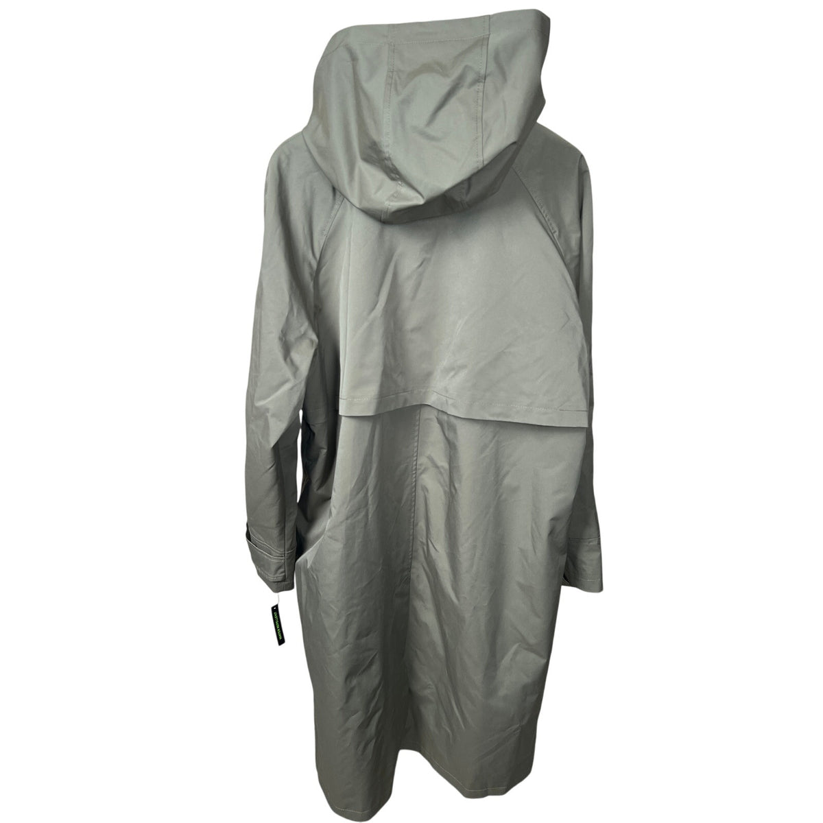 Sam Edelman NWT 2XL 100% Polyester Repellent Green Trench Coat Women's