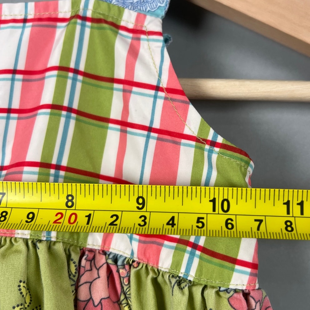 Matilda Jane Size 2 Girl Sun Dress Apron Fox Holiday