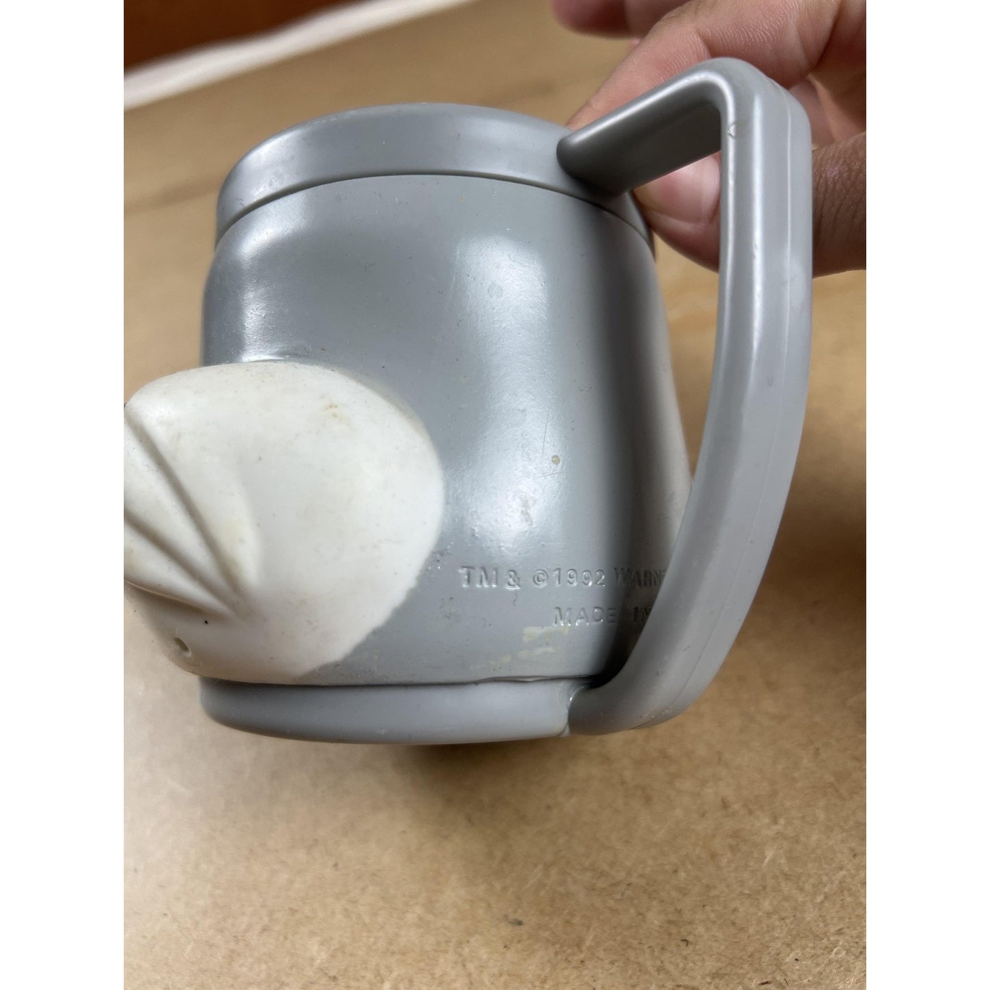 McDonald's Bugs Bunny Character Mug Gray 1992 Promotional Partners Made In China