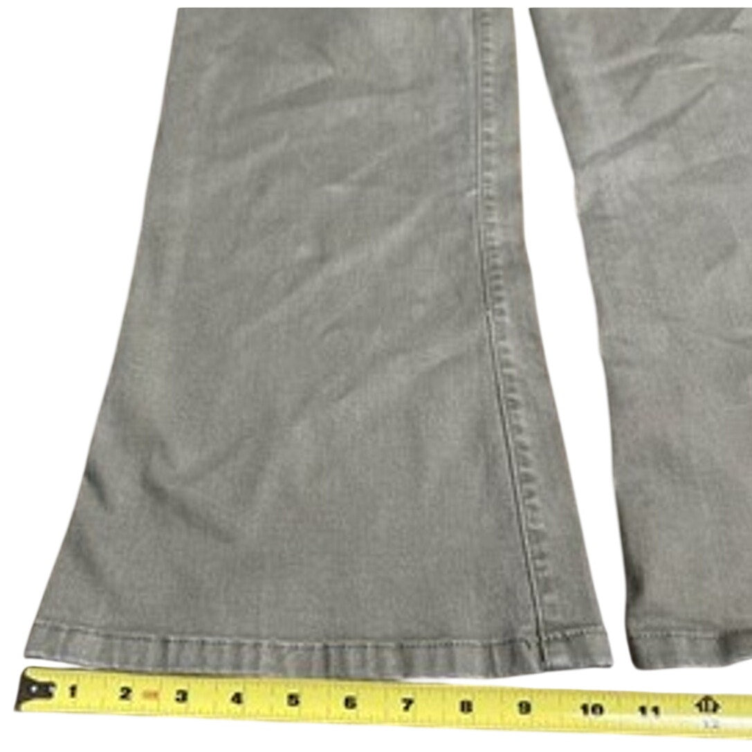 Sanctuary Pants Womens 30 Green Chino Twill Relaxed Fit Pockets Flat Front