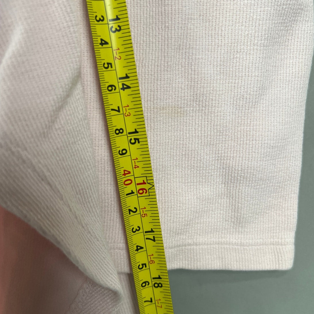 Prairie Cotton Size Large Made in USA 100% Cotton Pink Long Sleeve