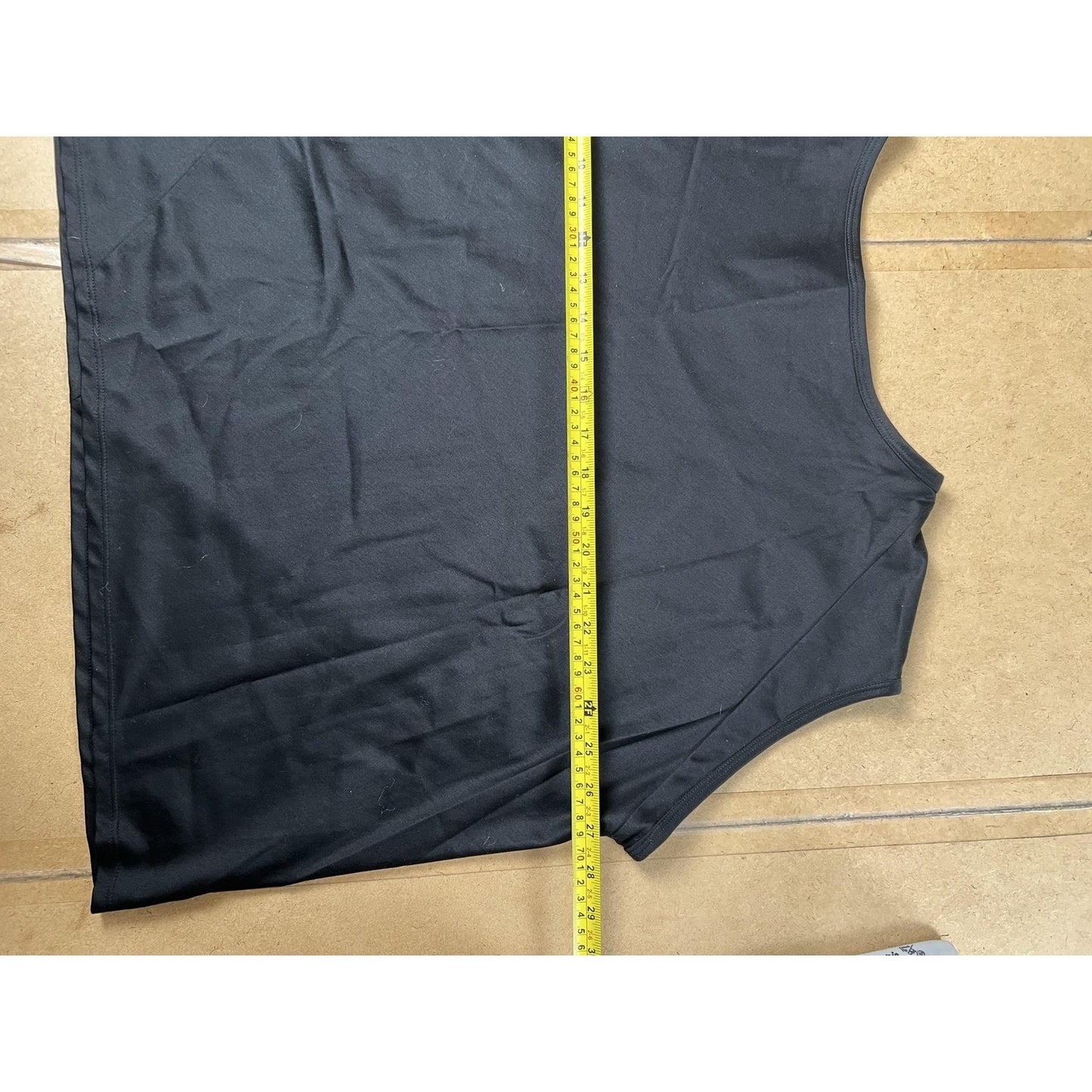 Spanx Tank Womens L Black Boat Neck Jersey Stretch Lightweight Casual Pullover