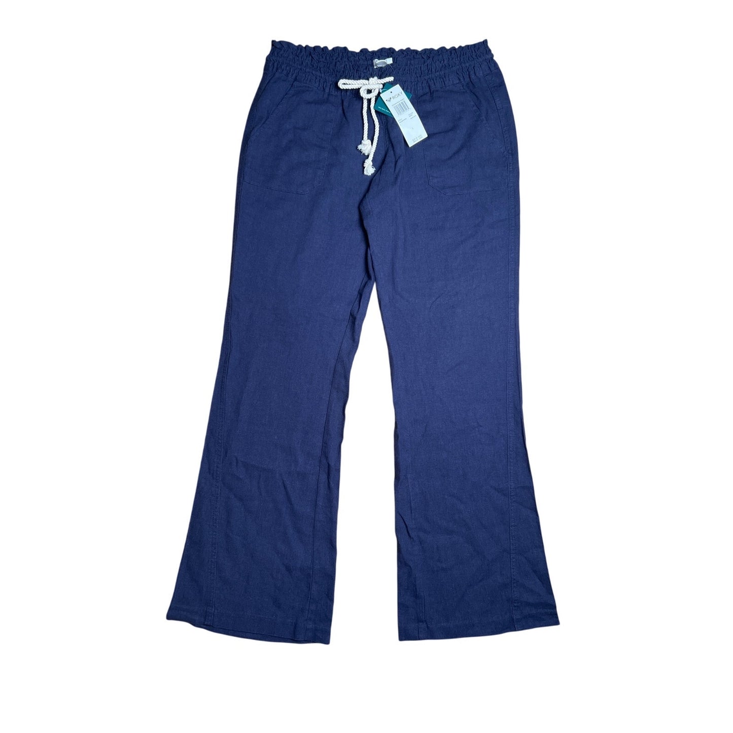 NWT ROXY Oceanside Linen Women's Pants Large