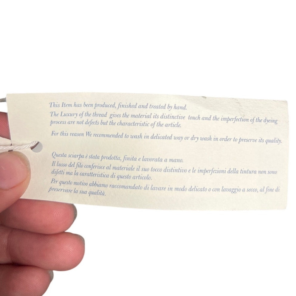 Annalisa Guintina Ottotredici NWT Made In Italy Scarf Abstract Colors