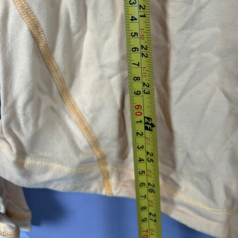 Lululemon Size 8 Long Sleeve Yellow Thumbholes Long Sleeve Shirts Women's