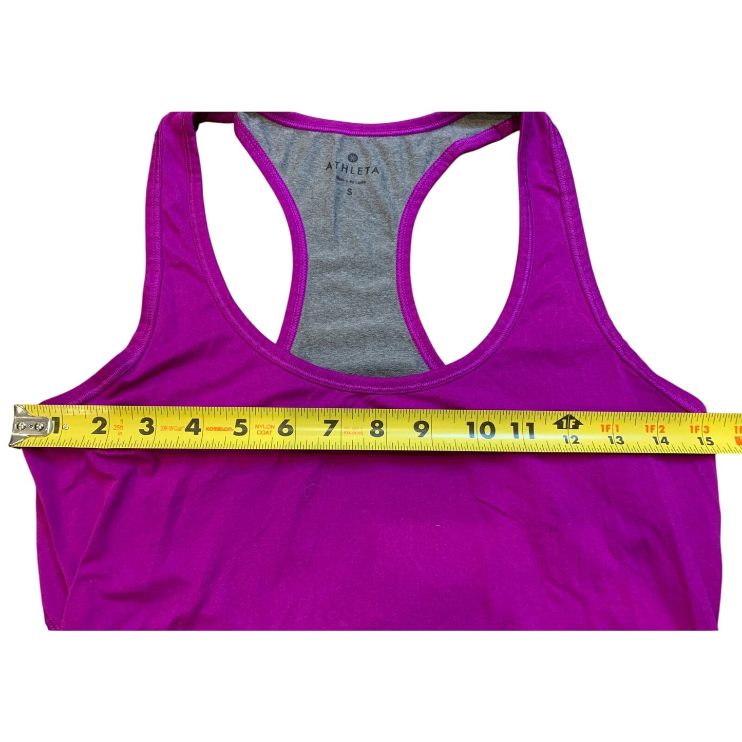 Athleta Women's Tank top Purple Gray Racer Back Size Small S