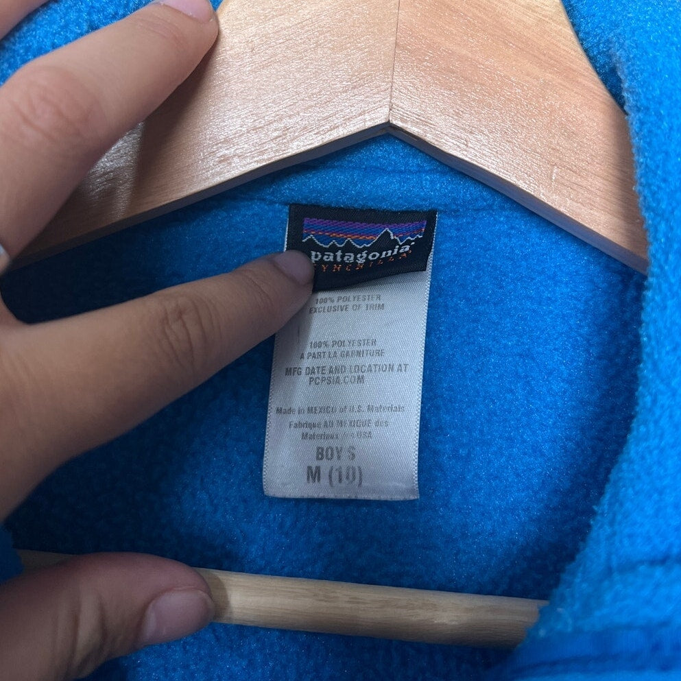 Patagonia Synchilla Kids Boys Size 10 Marsupial Fleece