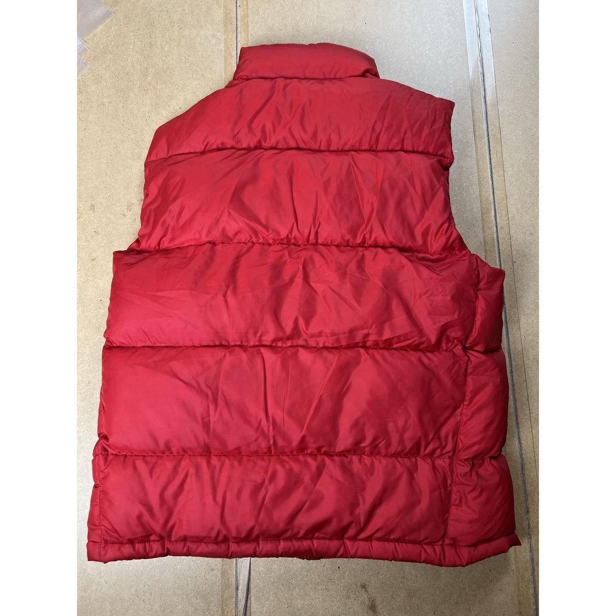Polo By Ralph Lauren Vest Mens M Red Puffer Down Quilted Insulated Collar