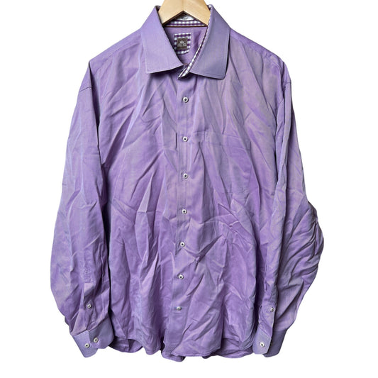 Peter Millar XL 100% Cotton Purple Button up