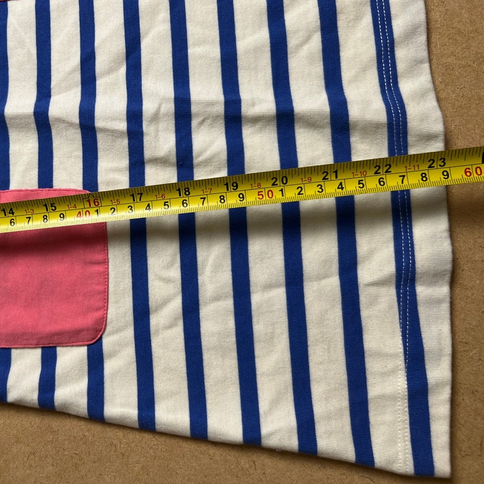 Mini Boden Girl’s Striped Play Dress Size 5-6y Cotton Knit Casual Colorful