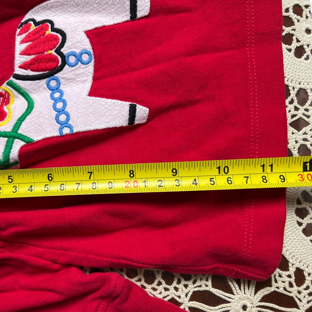 Hanna Andersson Dala Horse Red Girl Long Sleeve Size US 6-12m