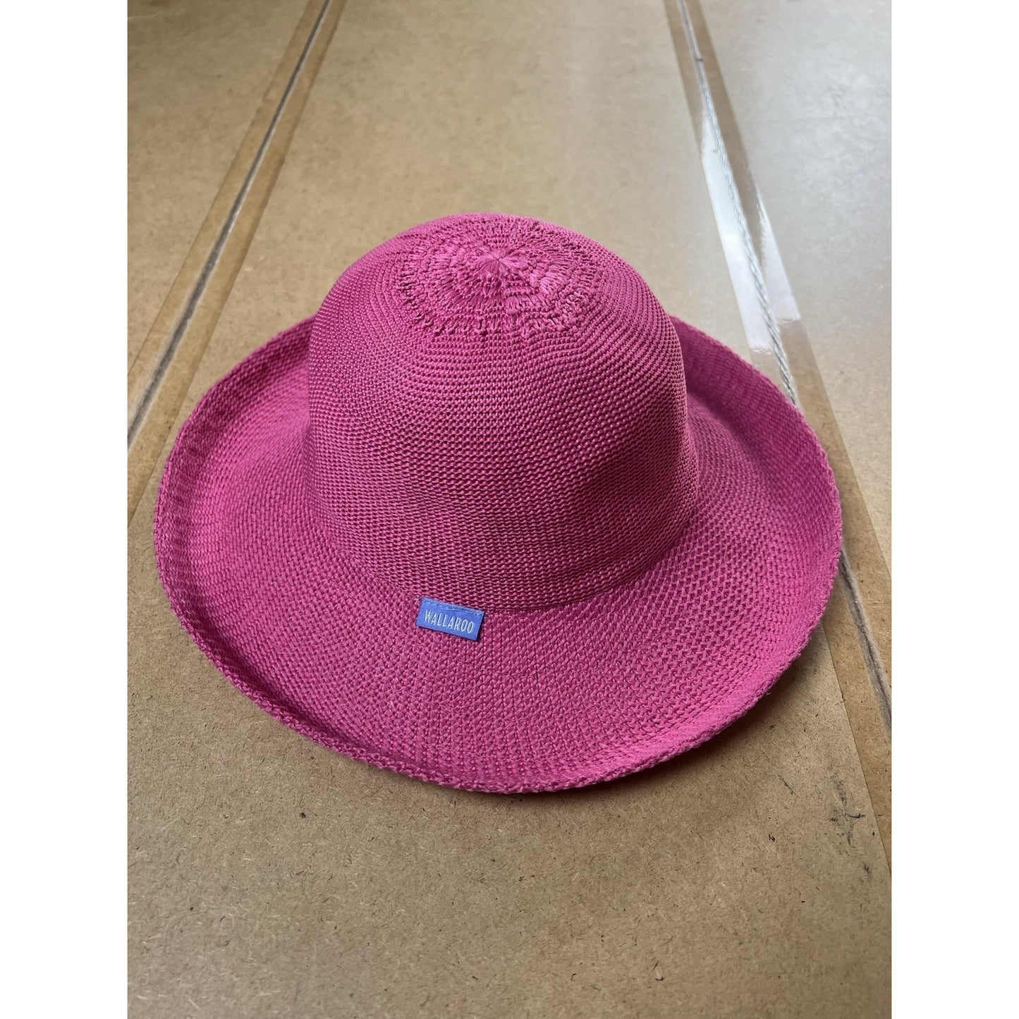 Wallaroo Hat Company Sun Hat Womens One Size Pink Victoria Wide Brim Beach