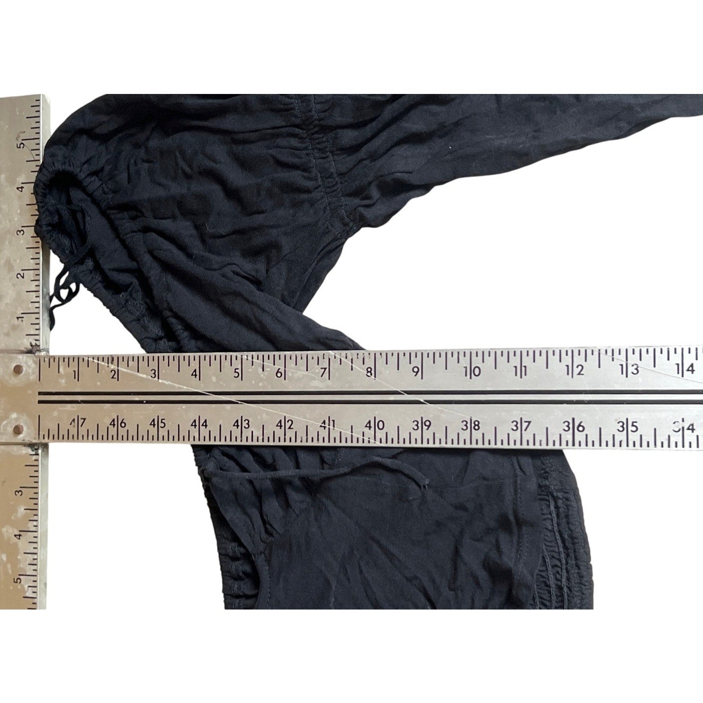 Urban Outfitters Off Shoulder Long Sleeve Black Top Size Medium