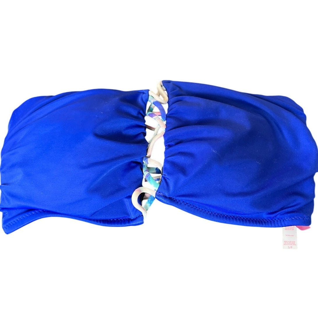 Victoria Secret Size Small Blue SwimTop Stretch