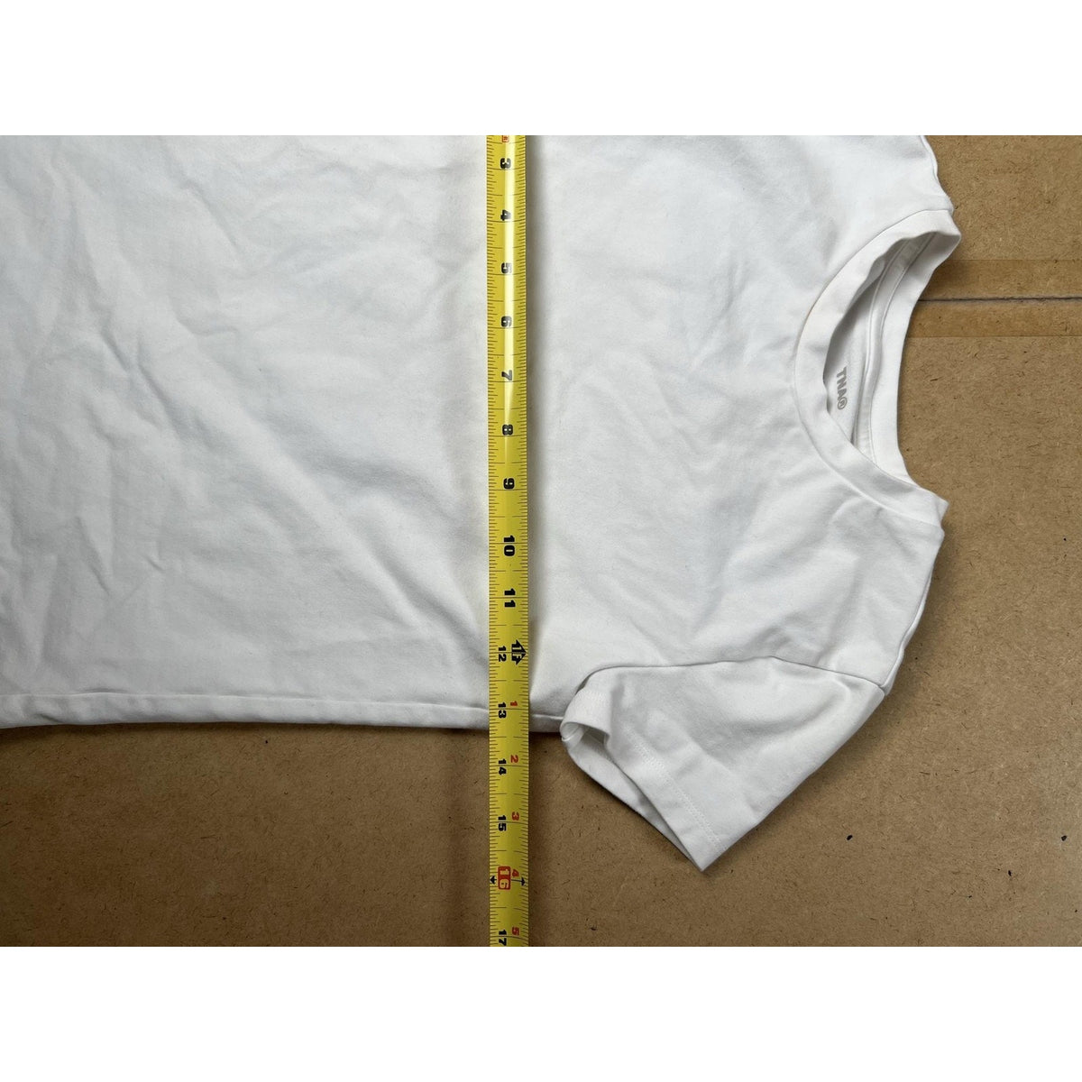 Tna T-Shirt Womens 2XS White Crew Neck Jersey Slim Stretch Tagless Casual