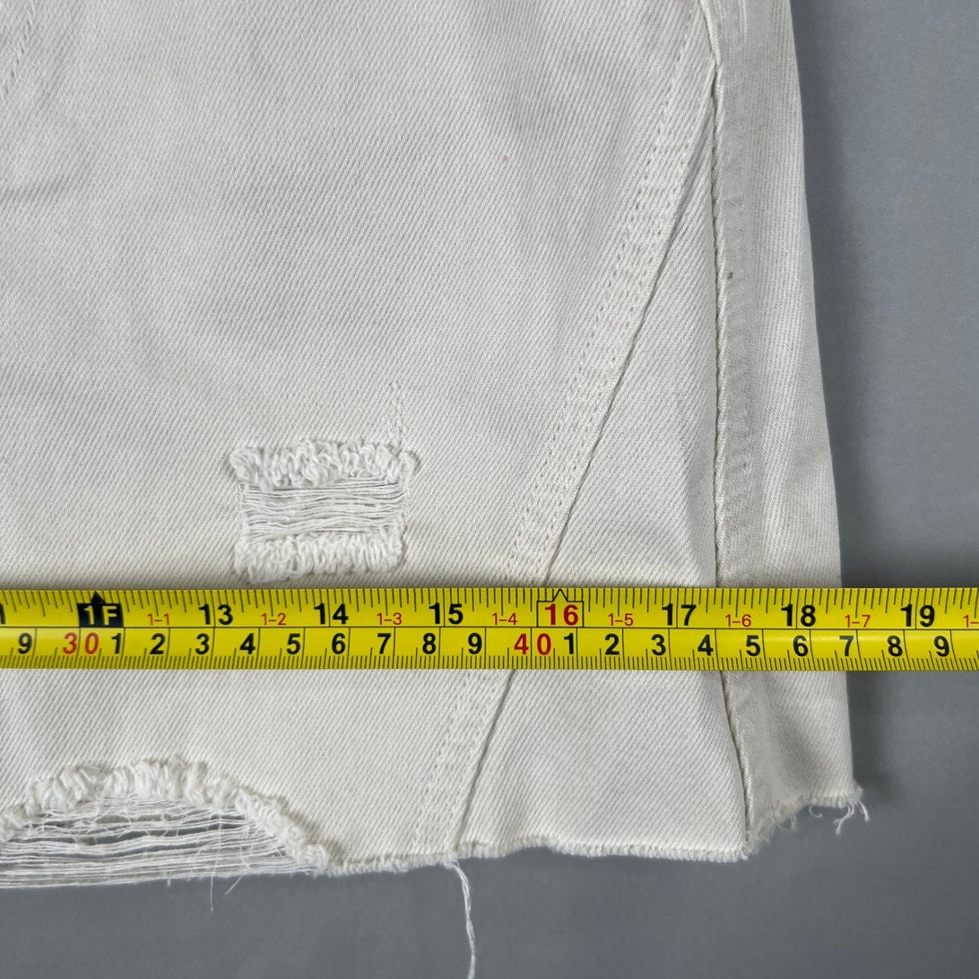 Free People We The People Size 25 100% Cotton White Skirt