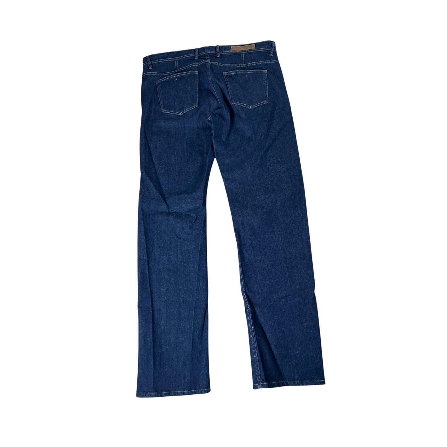 Massimo Dutti Size 34 Cropped Hem Dark Wash Straight leg Blue Jeans