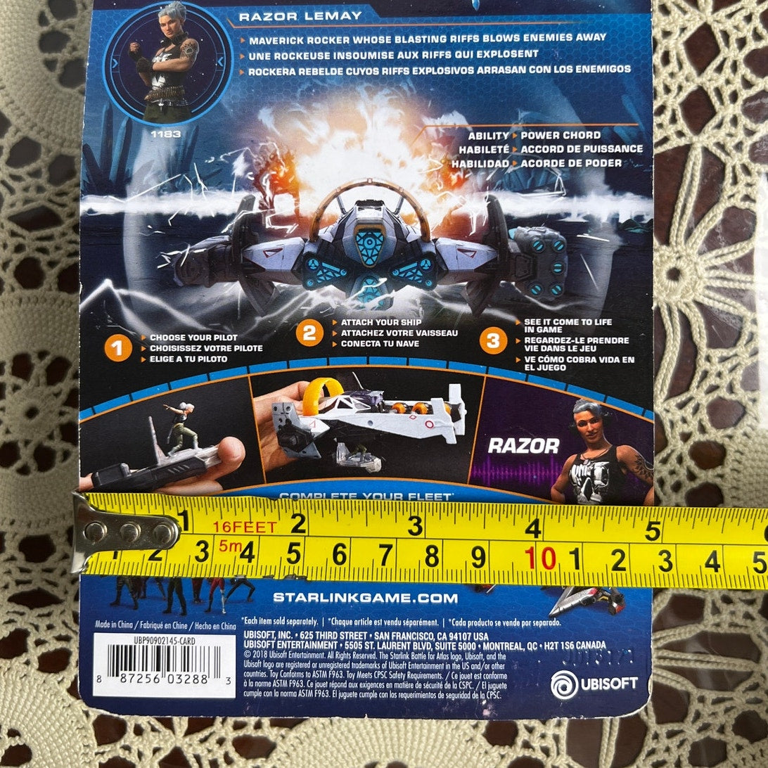 NWT Starlink Character Pilot Razor Lemay Battle For Atlas Video Game Figure