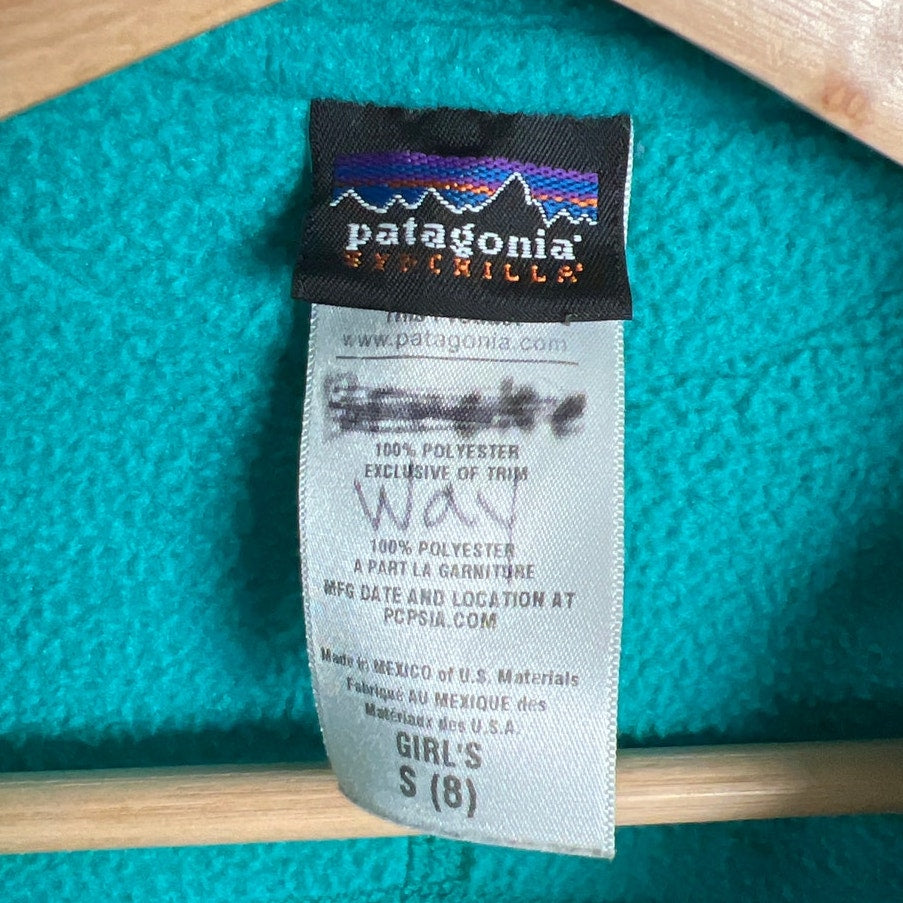 Patagonia Synchilla Girl's S(8) Marsupial Blue Fleece