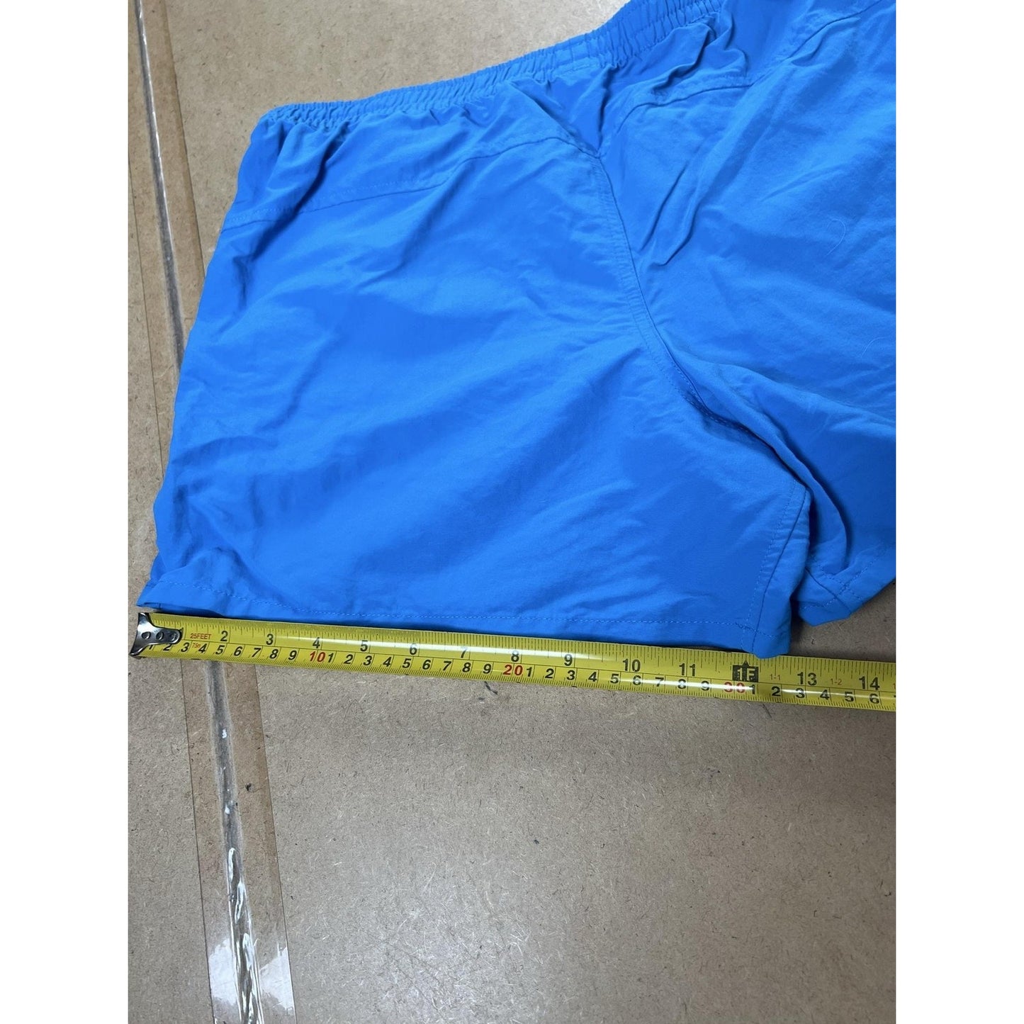 Patagonia Shorts Mens M Blue Nylon Lined Drawstring Elastic Waist Pockets