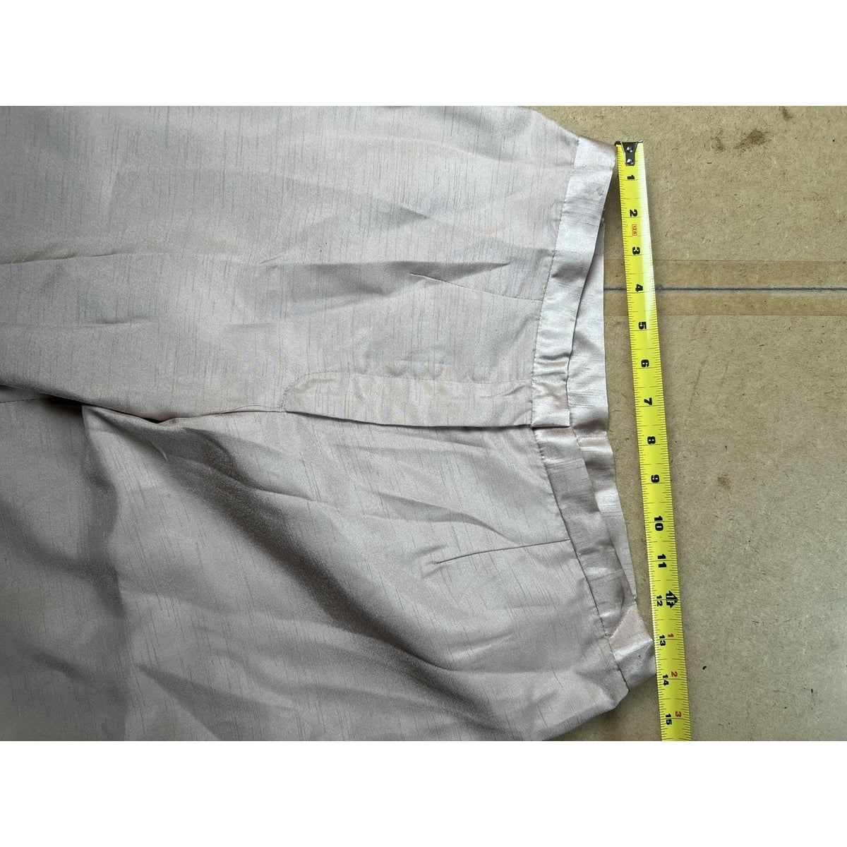Midnight Velvet Pants Womens 10 Pink Satin Pull On Pleated Elastic Waist