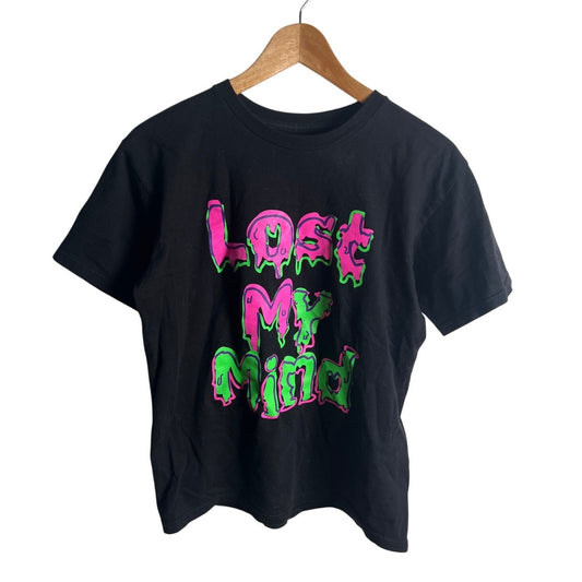 DGAFOS Men's S Black Graphic Print Lost My Mind Tour Dillon Francis