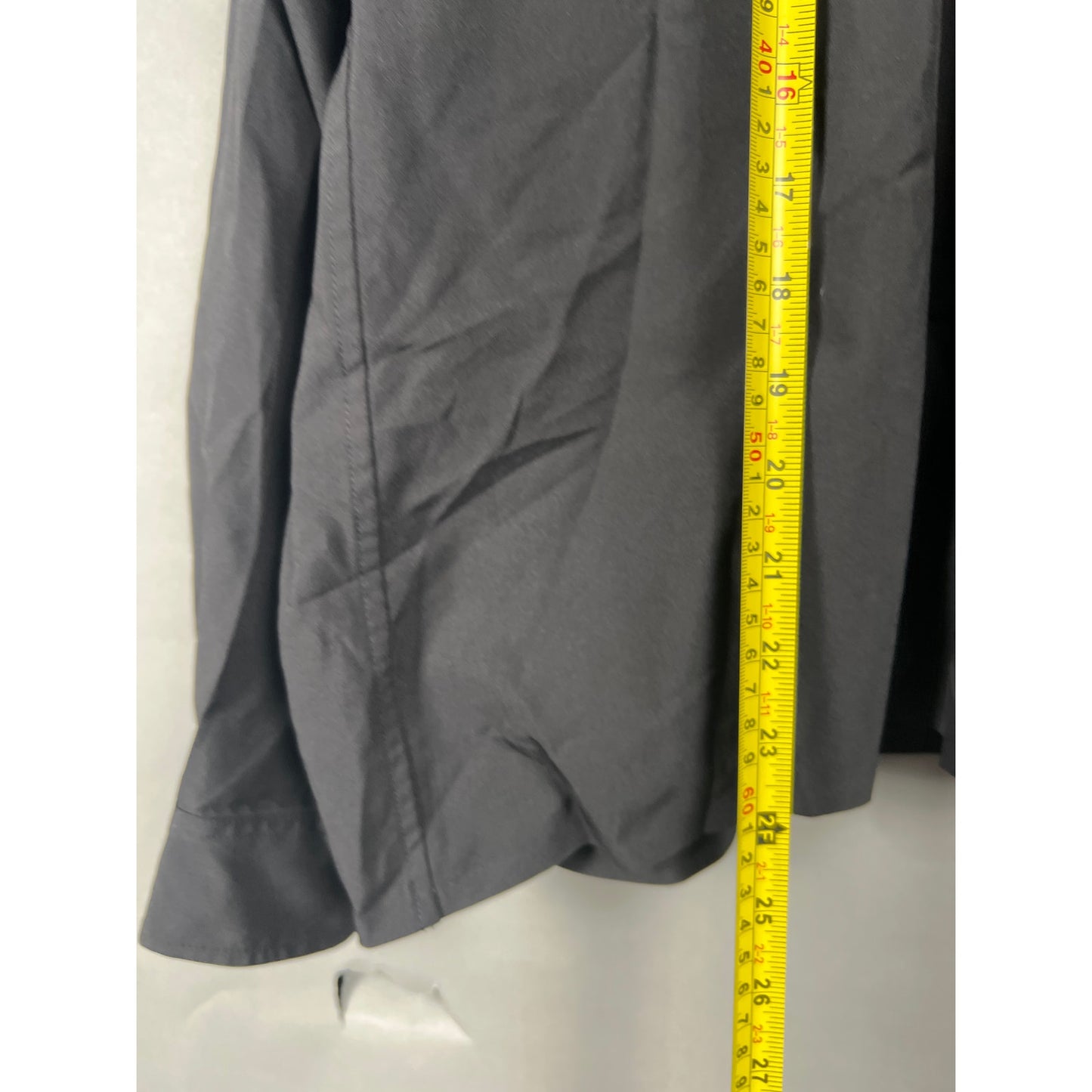 Athleta XL Button Down Black Long Sleeve Oversized Women's