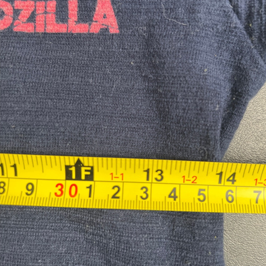 Godzilla Toho Toddler Ukiyoe Wave Shirt Size 130 100% Cotton