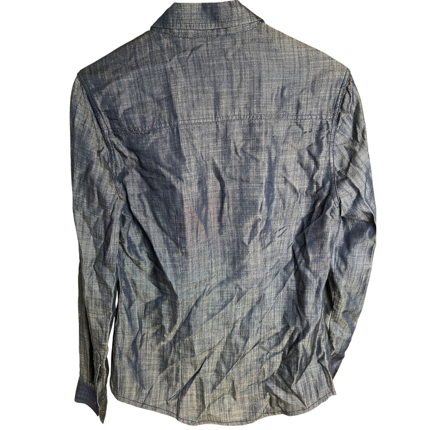 Tart Button Down Gray Women's Dress Shirt Size XS