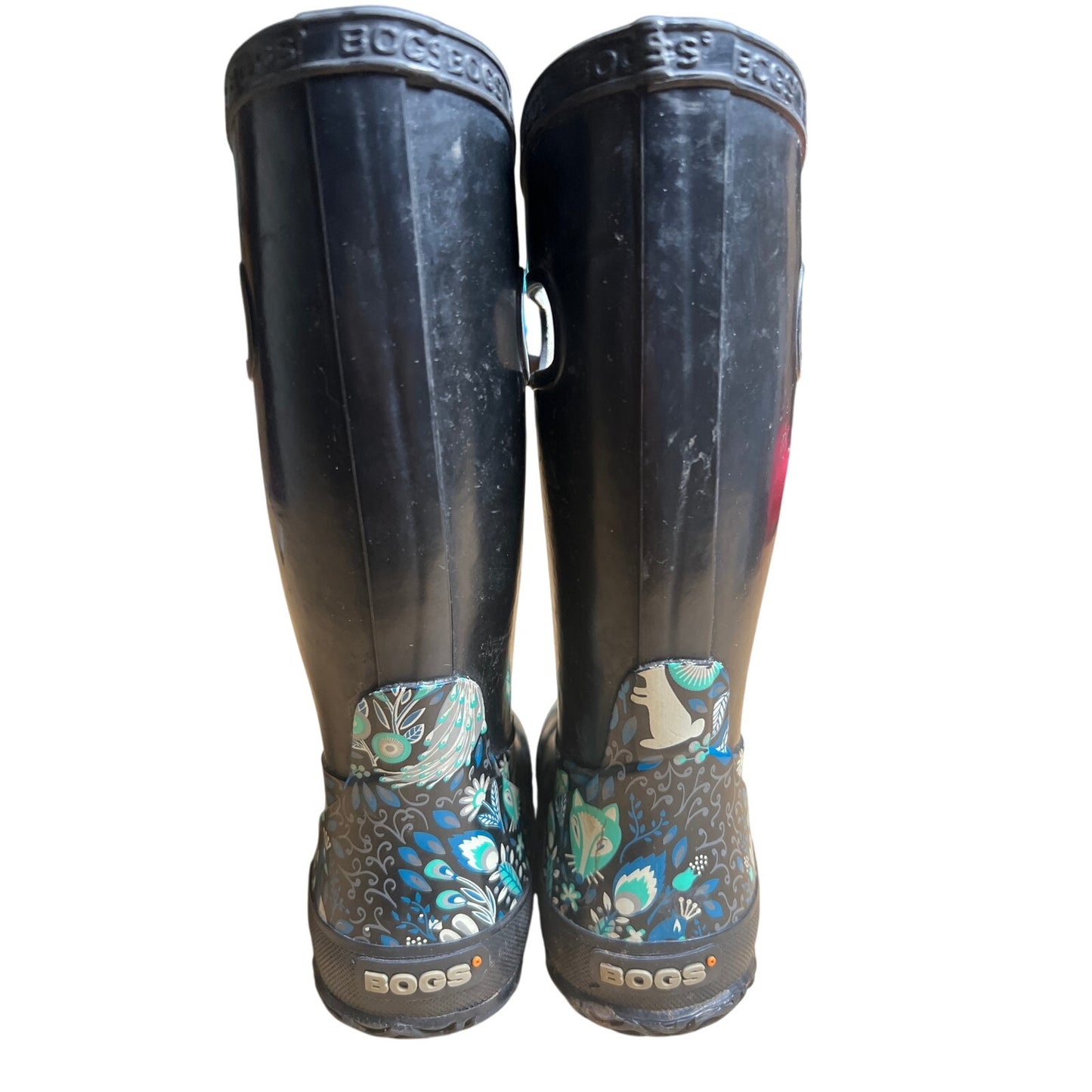 BOGS Classic High Blue Floral Boot Size Kids 10 Warm Rain Waterproof