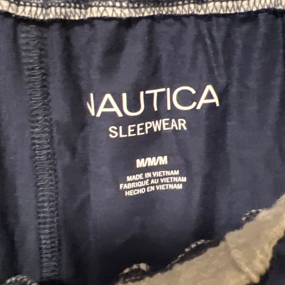 Nautica Anchor Navy Blue Sleepwear NWT Sweats Medium
