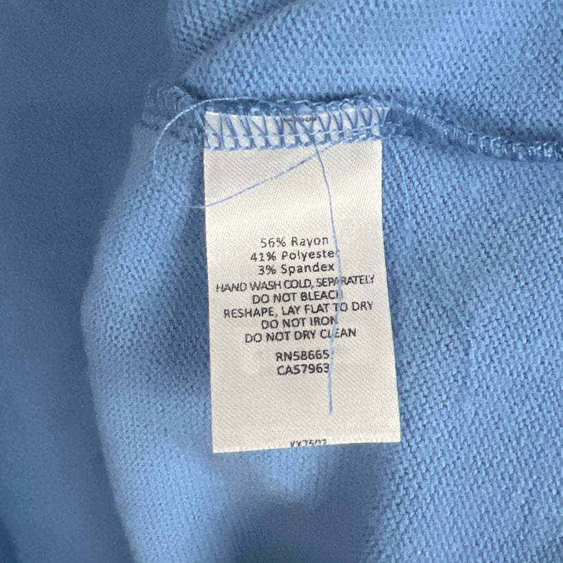 Caslon Nordstrom NWT 2XL Women Top Blue Long Sleeve