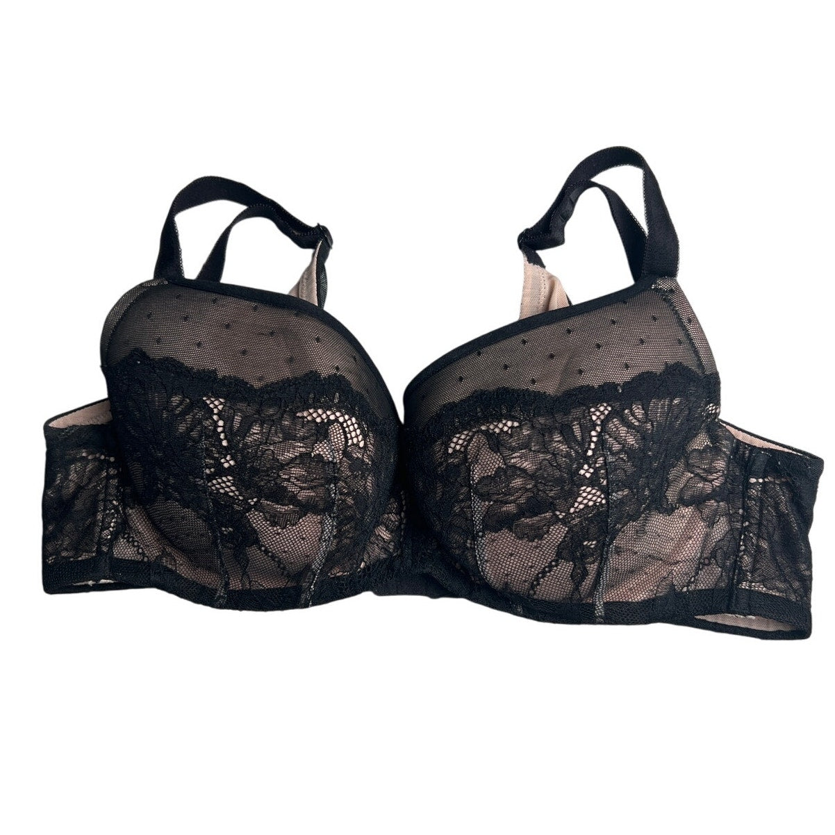 Torrid Curve Size 40B Push Up Bra Black Lace